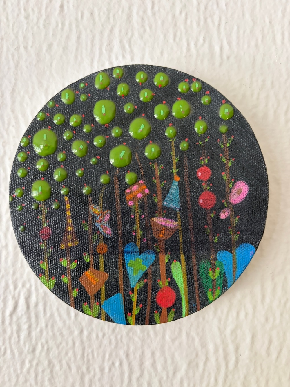Cute Mini Painting ”Forest Love” to brighten things up!